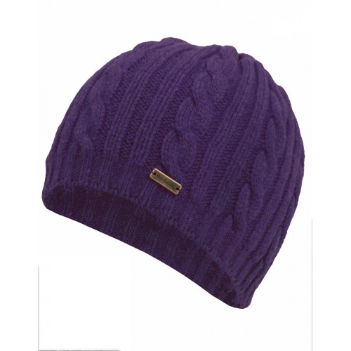 Barbour Blaydon Cable Beanie Wineberry