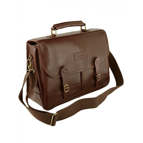 Barbour Leather Briefcase