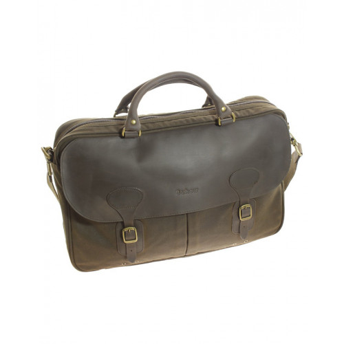 Barbour Wax Leather Briefcase