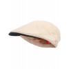 Christys' Mens Linen Balmoral Contrast Peak Cap